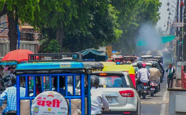Hot summer day in jaipur 