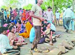 हरदुआ में खड़ी ट्रैक्टर-ट्रॉली में बैठे मजदूरों के लिए काल बना ट्रक, दो की मौत - image