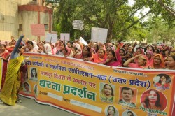 आंगनबाड़ी कार्यकर्त्रियों का प्रदेशव्यापी धरना प्रदर्शन - image