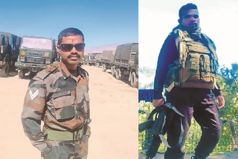 मातेंगा गांव के दो सपूत कर रहे देश की सीमा पर देश सेवा (Photo- Patrika)