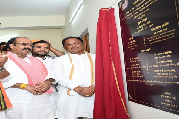 CCTV कैमरा नेटवर्क, उन्नत पुलिस कंट्रोल रूम और प्रेस क्लब के नवनिर्मित भवन का CM साय ने किया लोकार्पण, देखें तस्वीरें