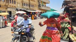 जैसलमेर: भीषण गर्मी का सितम जारी, सडक़ें हुई सूनी - image