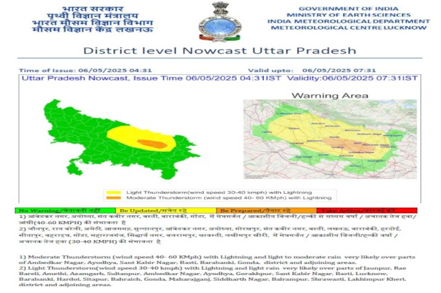लखनऊ, पूर्वांचल और बुंदेलखंड सहित कई जिलों में भारी मौसम बदलाव की संभावना, किसानों की बढ़ी चिंता