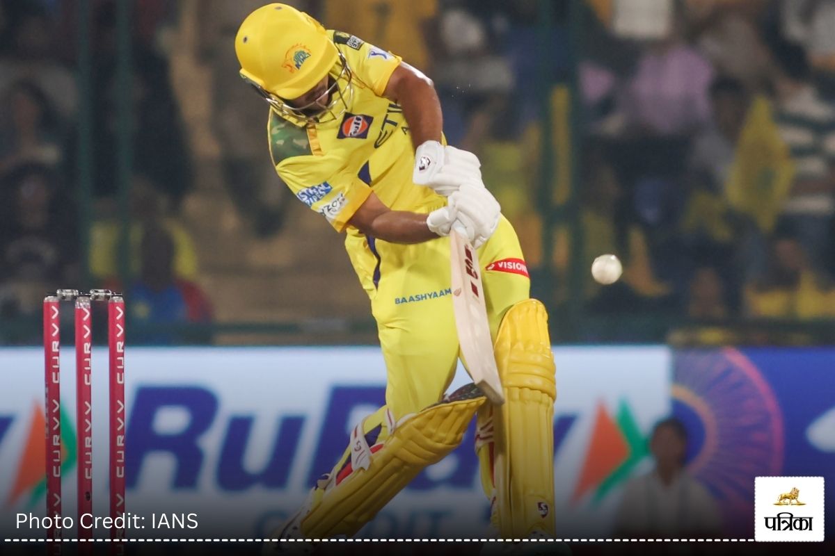 CSK vs RR: आयुष म्हात्रे, ब्रेविस के प्रयासों से चेन्नई सुपर किंग्स ने राजस्थान
रॉयल्स को दिया 188 रन का लक्ष्य