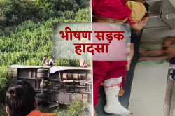दिल्ली से भिंड आ रही यात्री बस पलटी, मची चीख पुकार - image