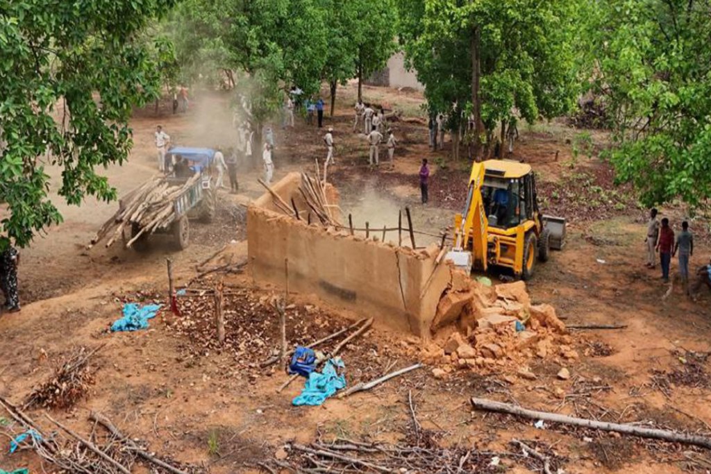 Bulldozer action