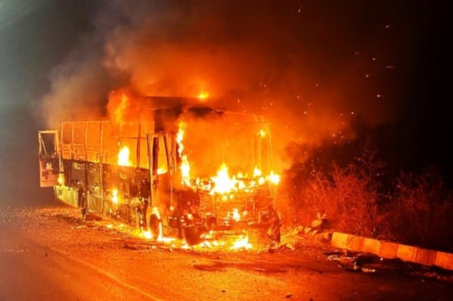 Lucknow BusFire