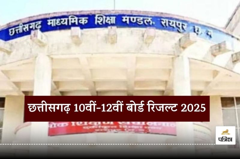 CGBSE Board result 2025