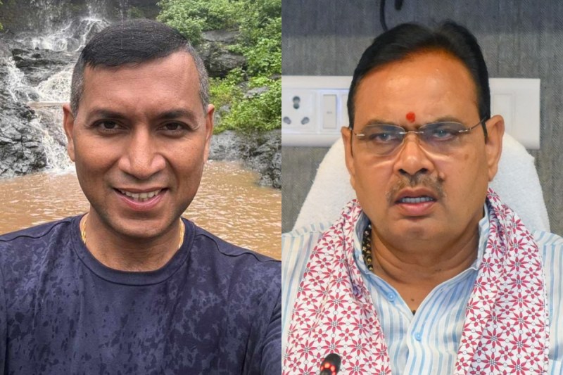 CM Bhajanlal Sharma and IAS Neeraj K Pawan