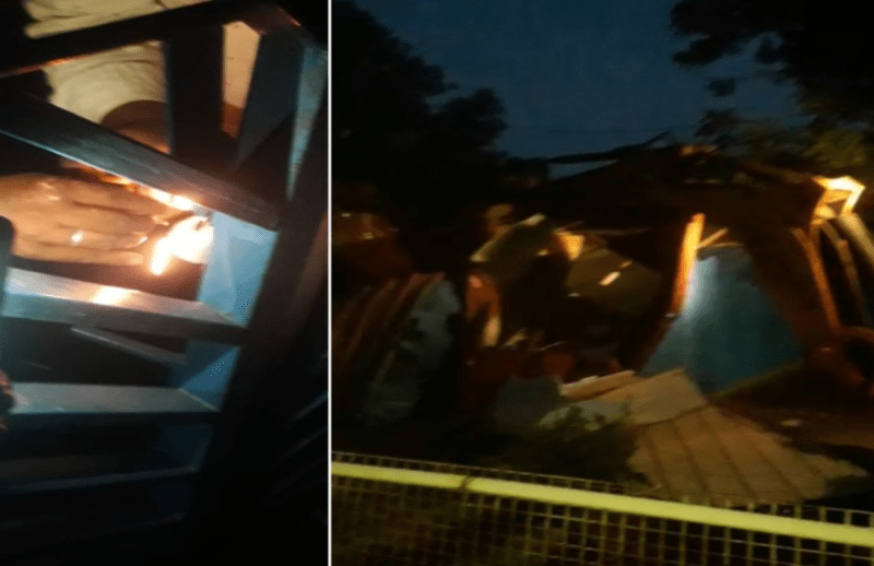 Bulldozer runs on Club 90 restaurant in Bhopal rape blackmailing case