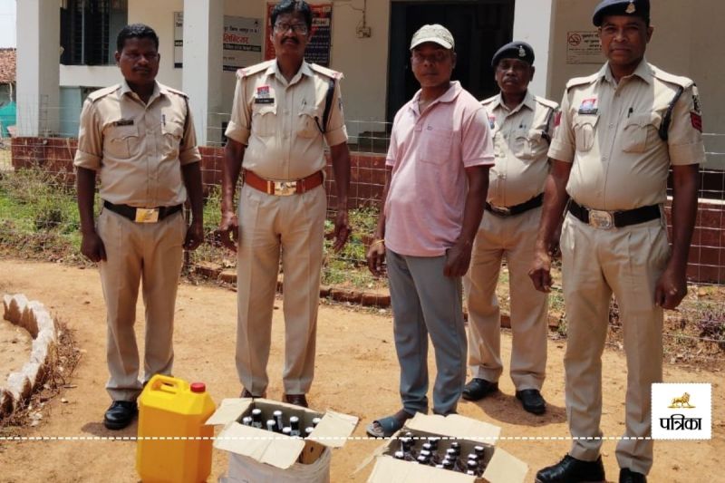 CG News: किराना दुकान की आड़ में चल रहा था अवैध शराब का कारोबार, आरोपी गिरफ्तार