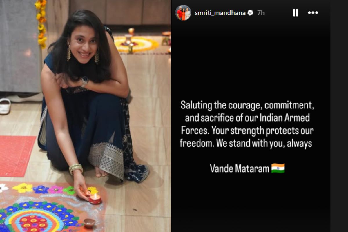 Smriti Mandhana on Indo pak War
