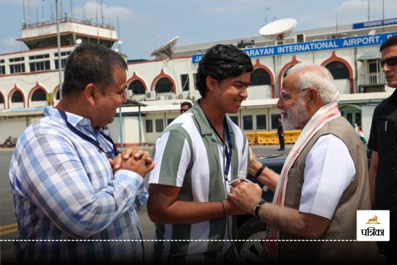 Vaibhav Suryavanshi Meets PM MODI (Photo Credit-IANS)
