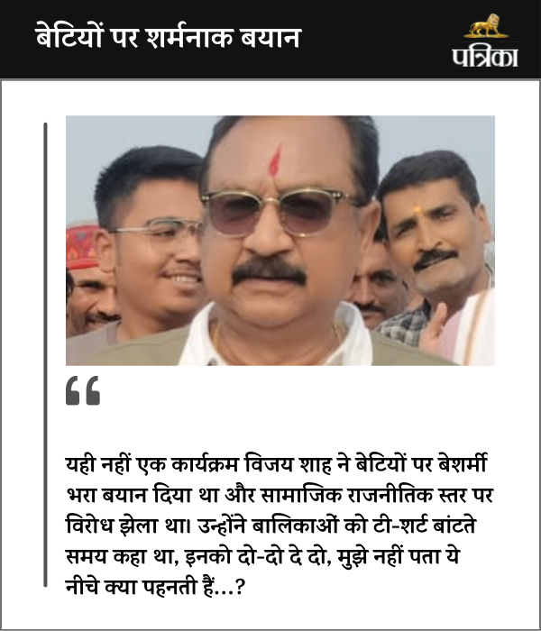 Minister Vijay Shah Controversial Statement