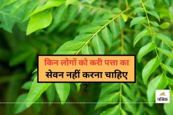 Side Effects Of Curry Leaves: स्वास्थ्य के लिए हमेशा फायदेमंद नहीं होता करी
पत्ता,जानें इसके साइड इफेक्ट्स - image