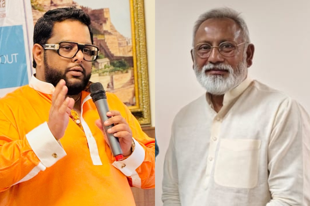 Dhananjay Singh and BJP MLA Jaydeep Bihani