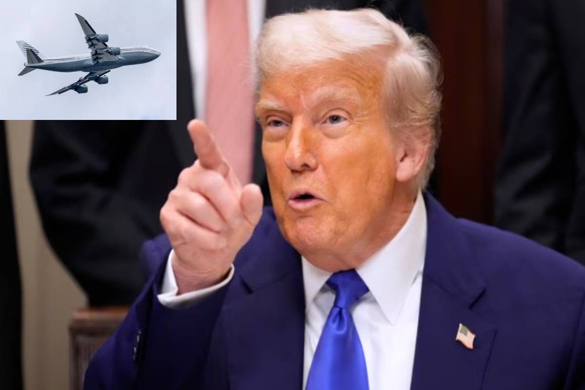 Jet controversy: 3,320 करोड़ रुपये के विमान पर सवाल उठते ही Donald Trump भड़के,
कहा- ‘फेक न्यूज’