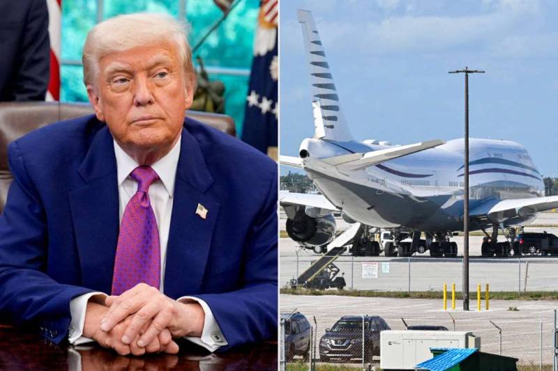 Donald Trump and Airforce one