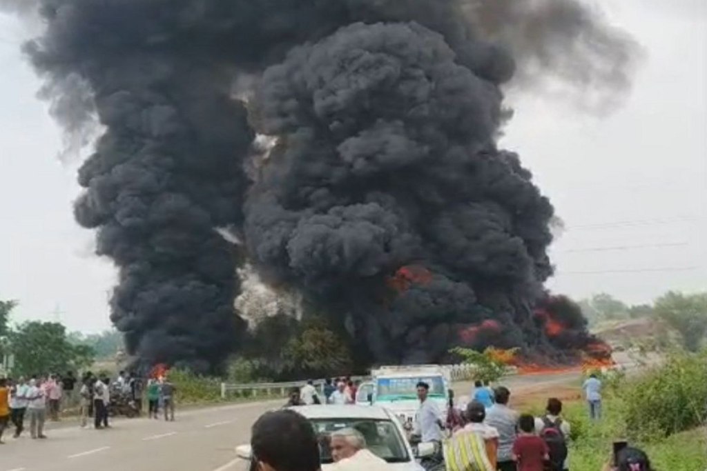 Fire in Tanker