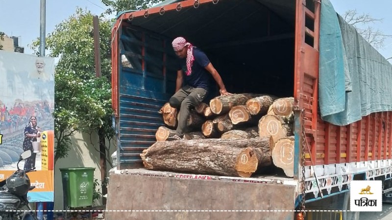 Forest department caught illegal khair wood smugglers in Rampur