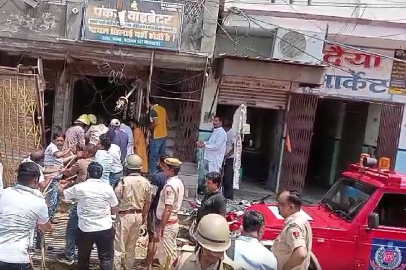 Gas cylinder blast in Bikaner