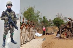 Sikar: 5 साल के बेटे ने दी सैनिक पिता की चिता को मुखाग्नि, राजकीय सम्मान से हुआ
अंतिम संस्कार - image