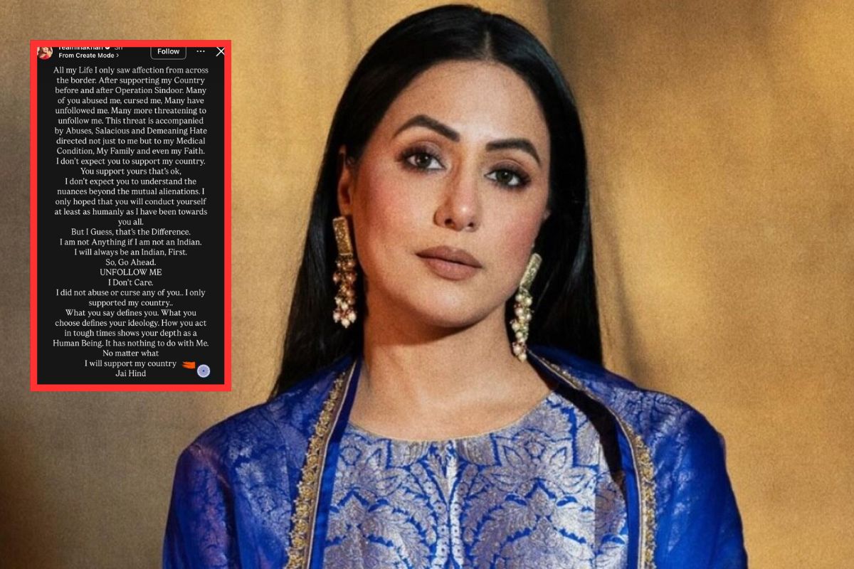 Hina Khan Faces Backlash from Pakistani Fans, Unfollowed for Supporting India
After Pahalgam Attack