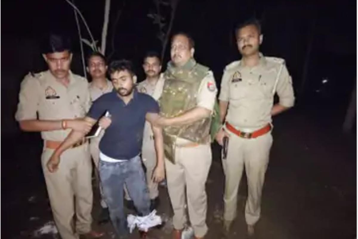 गोरखपुर पुलिस का चौबीस घंटे के भीतर दूसरा एनकाउंटर, फरार पशु तस्कर को लगी गोली