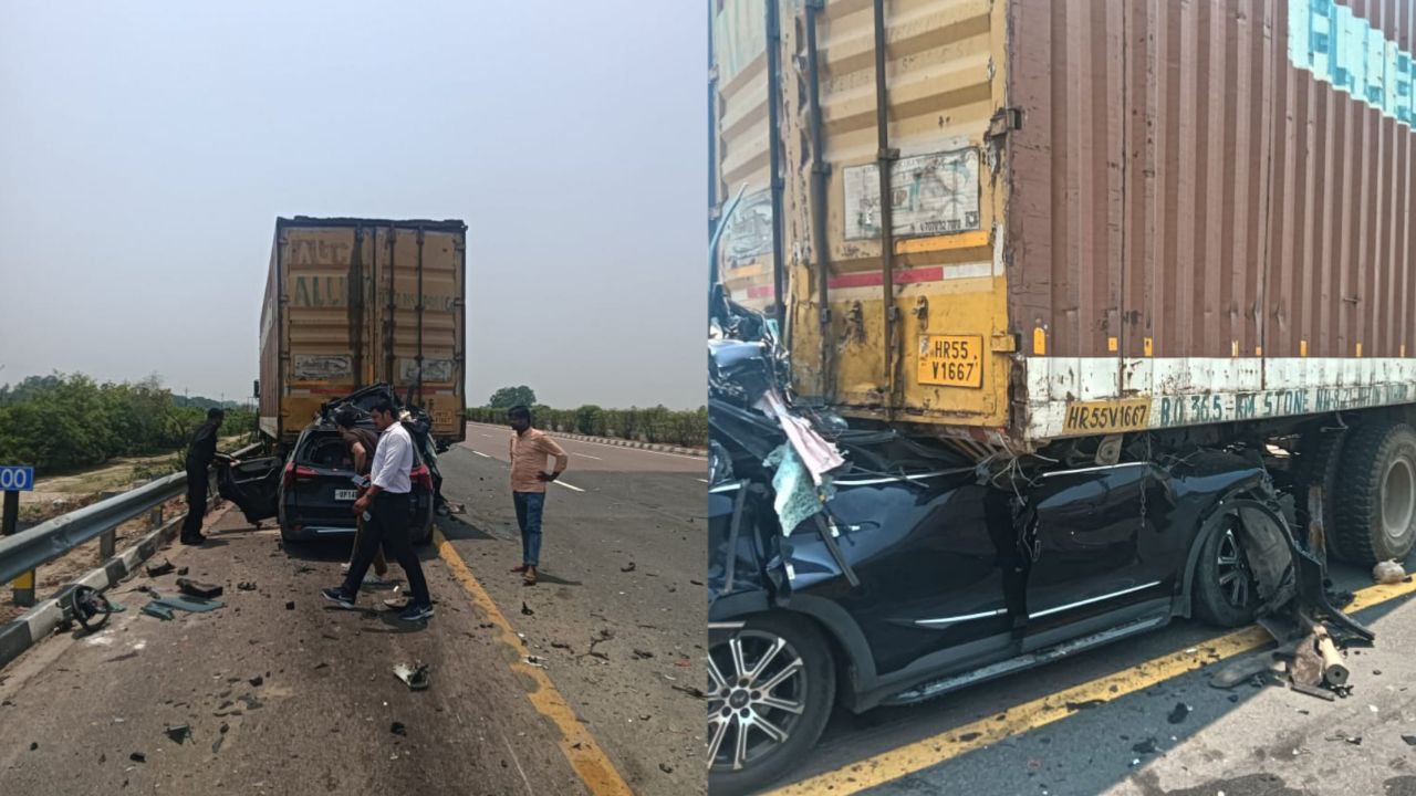 आगरा लखनऊ एक्सप्रेसवे पर भीषण हादसा, एक्सयूवी ने डंपर में मारी टक्कर, चार की
मौत, सीएम ने शोक व्यक्त किया