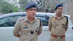 घटना की जानकारी देते पुलिस अधीक्षक, साथ में खड़े अपर पुलिस अधीक्षक