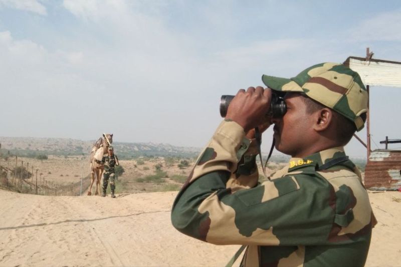 India-Pakistan border alert
