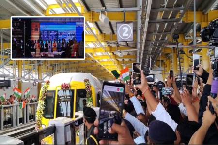 Indore Metro Started Inauguration by pm modi virtually