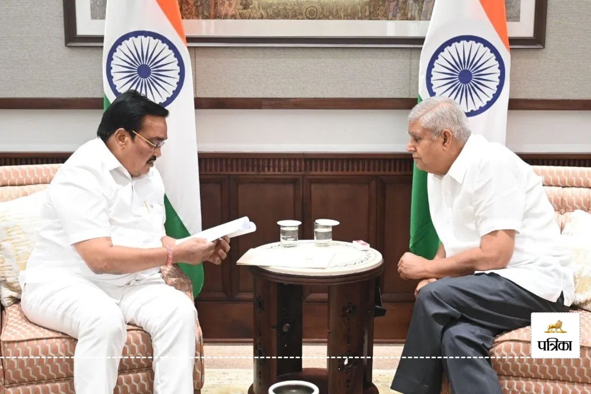 Rajasthan these three districts Good News CR Patil met Vice President Jagdeep Dhankhar Yamuna Water Agreement