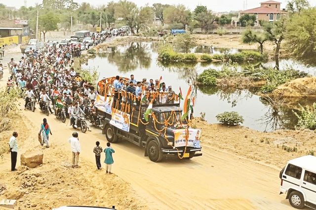 Jhunjhunu Shaheed Jawan Antim Yatra
