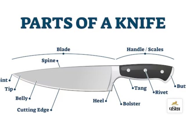 what are the parts of a knife called फोटो सोर्स – Freepik