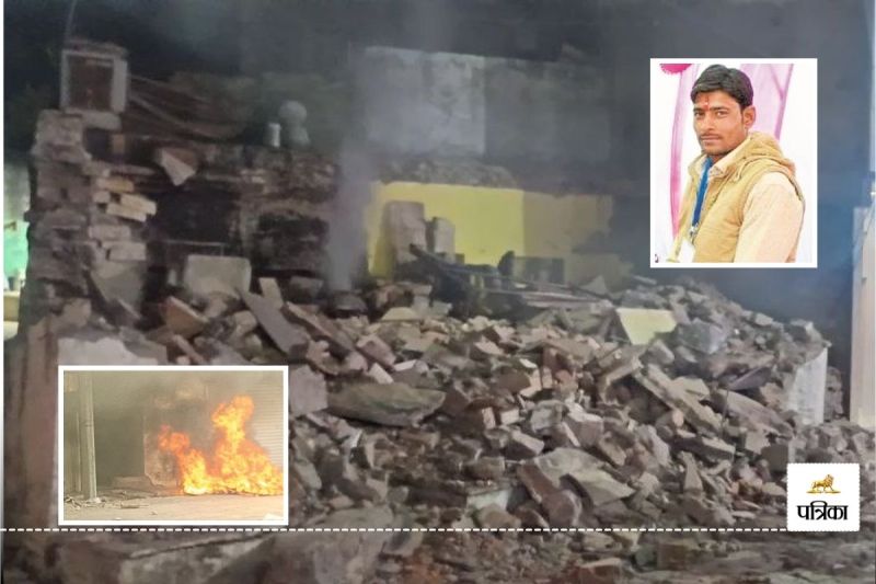 Kota Crime by Stabbing Youth Murder Kanwas Ruckus a Late Night Bulldozer Run on Accused Shop and House Ateek Arrested