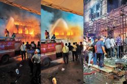 एक के बाद एक 10 दुकानें जलकर राख, तेज धमाके की आवाज सुनकर बाहर निकले लोग, 6
दमकलों ने 1 घंटे में पाया भयंकर आग पर काबू - image