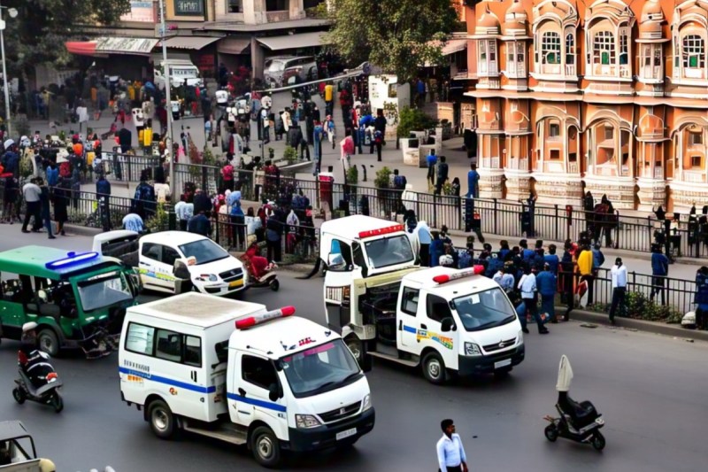 Mock Drill in Jaipur