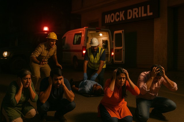 UP Mock drill 19 district war siren