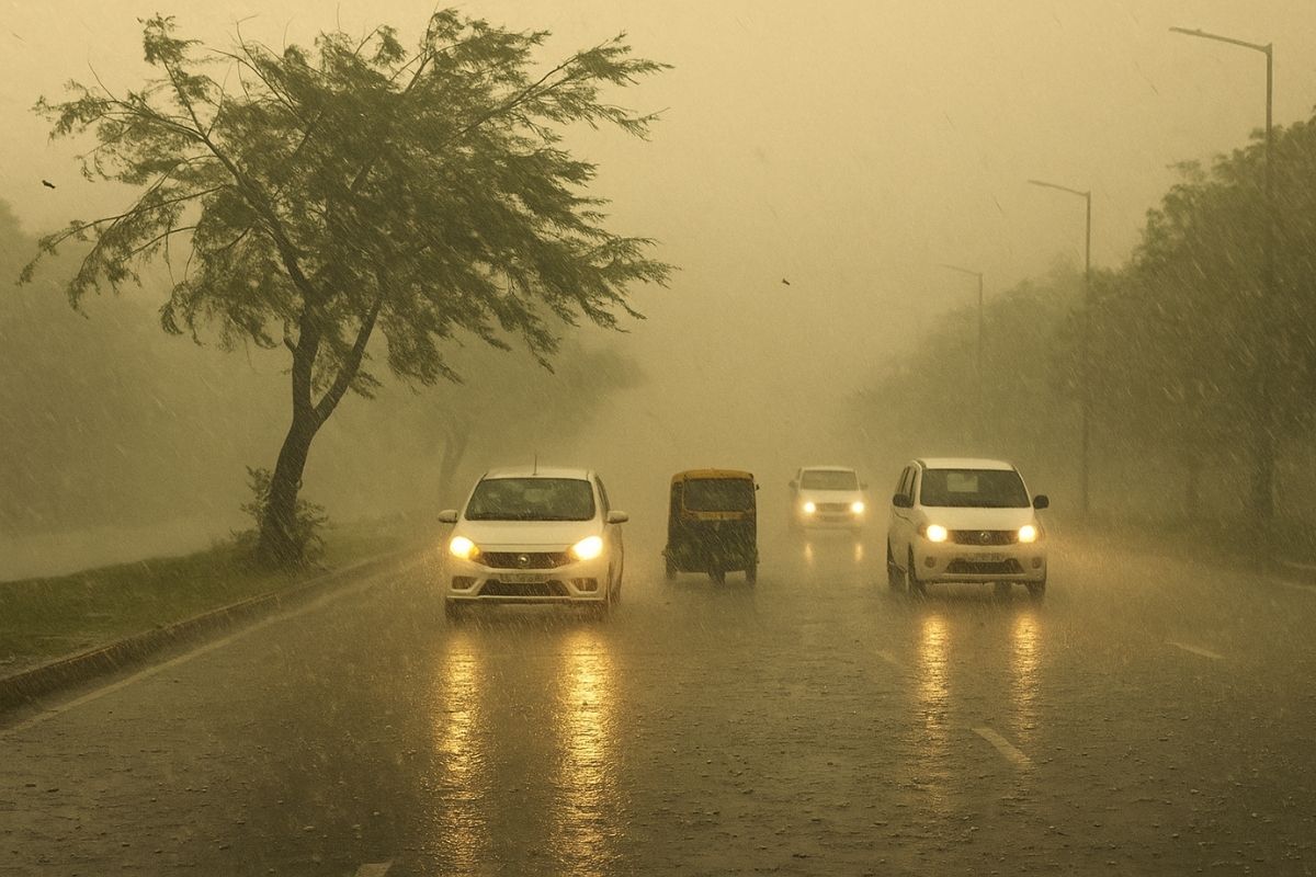 Monsoon Update: दिल्ली में फिर बदला मौसम का मिजाज, आंधी-तूफान और बारिश का डबल
IMD अलर्ट