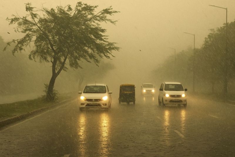 Monsoon Update: दिल्ली में फिर बदला मौसम का मिजाज, आंधी-तूफान और बारिश का डबल IMD अलर्ट