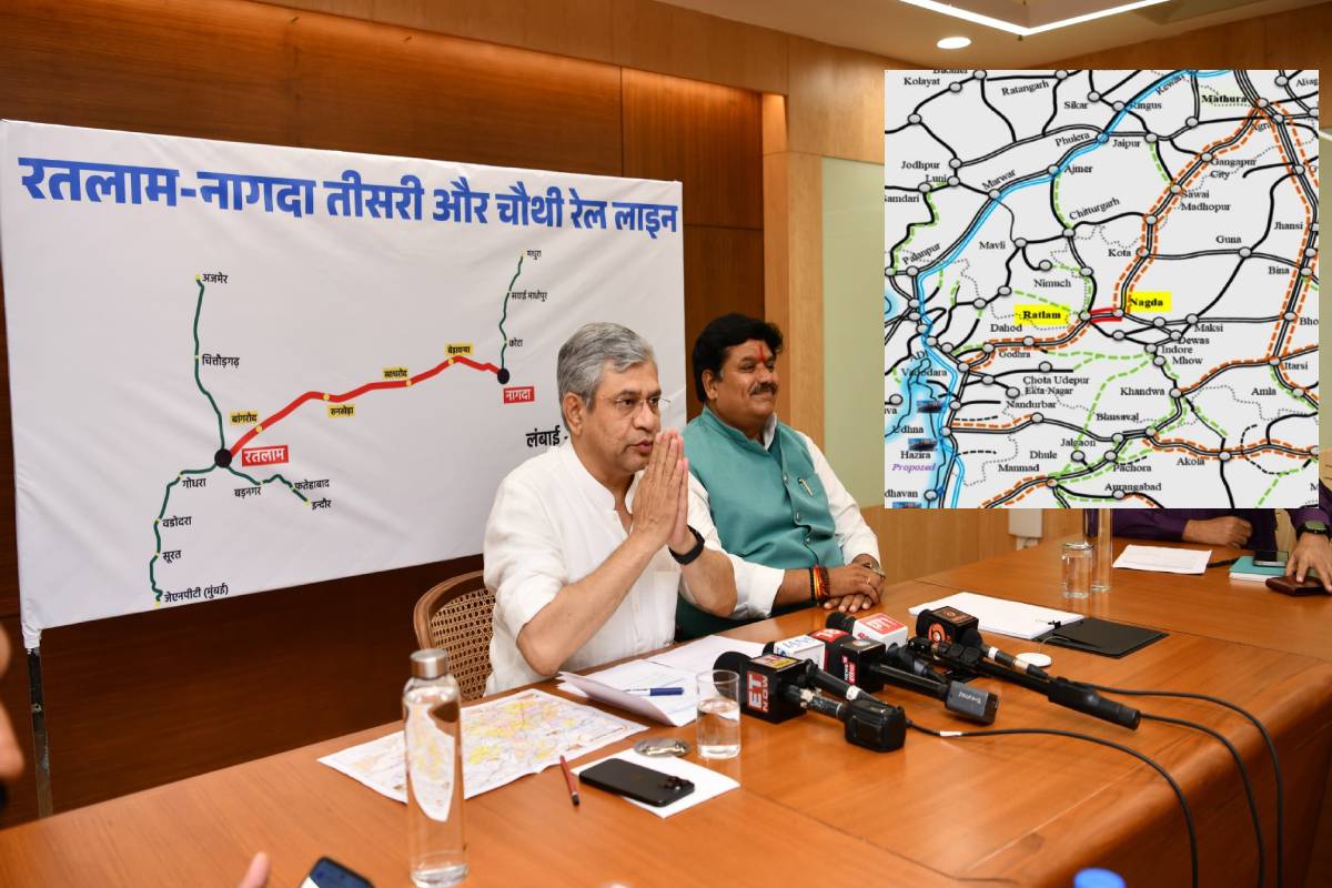 ‘रतलाम-नागदा रेल लाइन’ को मिली हरी झंडी, कनेक्ट होंगे UP-MP और दिल्ली ...