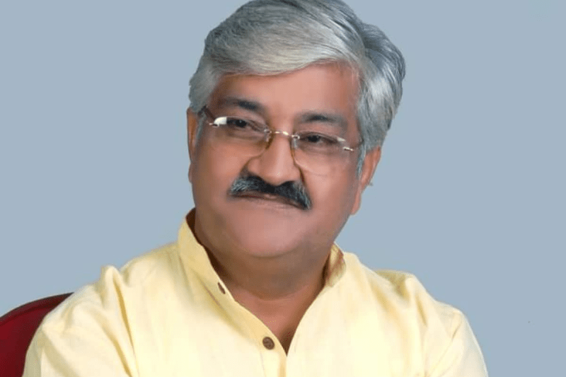 BJP MLA Brijbihari Pateriya made a controversial statement from the stage on the interference of outsiders in his area in sagar mp news