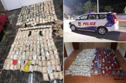 पुलिस को देख… ड्रग्स स्मगलर ने दौड़ा दी कार, 25 लाख का मादक पदार्थ जब्त - image