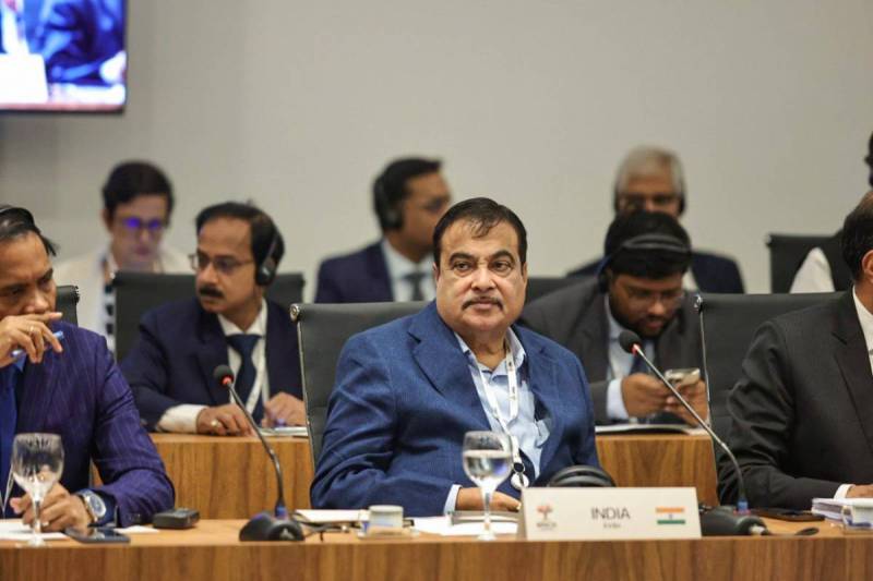 Nitin Gadkari in Brazil