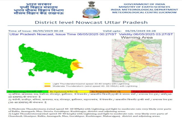 लखनऊ, पूर्वांचल और बुंदेलखंड सहित कई जिलों में भारी मौसम बदलाव की संभावना, किसानों की बढ़ी चिंता