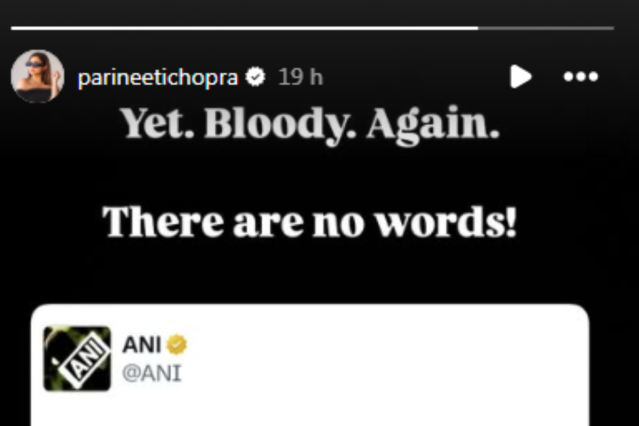 Parineeti Chopra Story Post