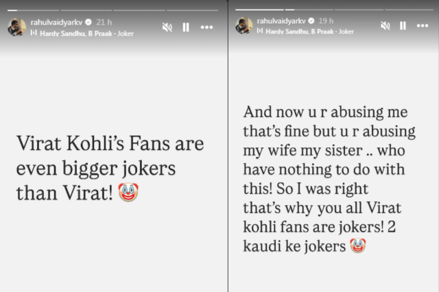 Rahul Vaidya Post 
