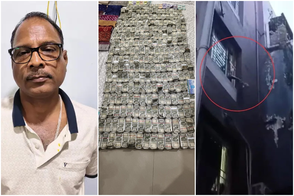 Engineer Caught Throwing Cash From Window During Raid; Crores Recovered