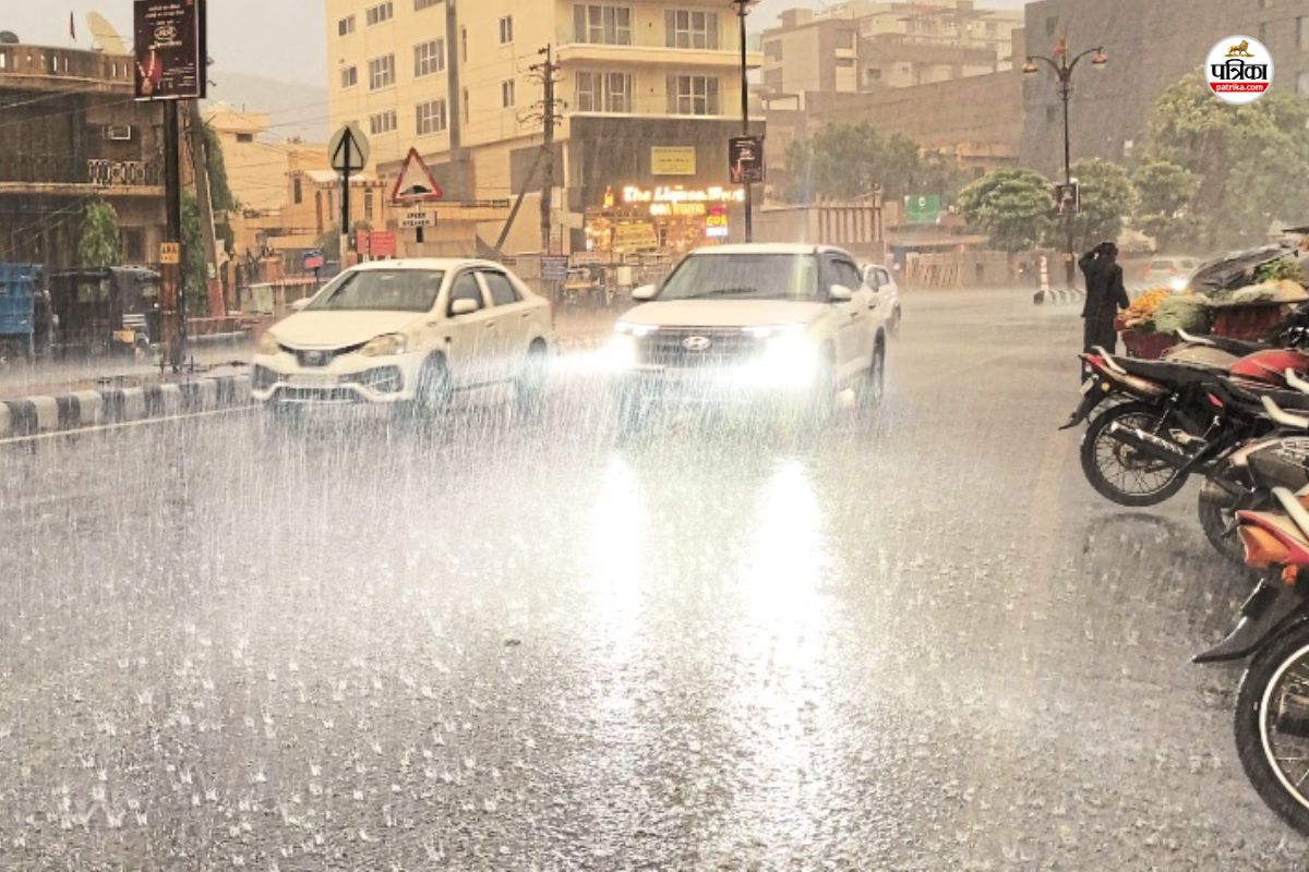 Rajasthan Weather Today Meteorological Department issued 2 districts Yellow Alert next 2 hours Thunderstorm and Rain Warning